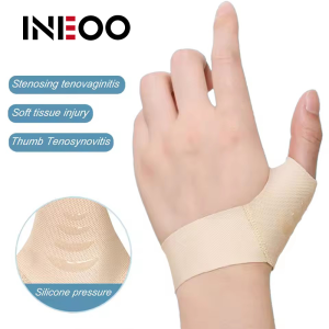 Ineoo đàn hồi đỡ ngón cái cú đúp cho viêm khớp viêm gân nẹp lót ngón tay cái ống tay bó phù hợp với trái và tay phải