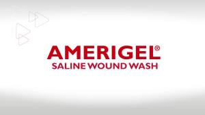 AMERIGEL - Saline Wound Wash - First Aid Cleansing Solution - Advanced Skin and Wound Care - 4 Fl. Oz.