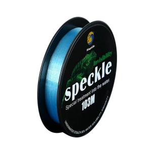 Senar Pancing Invisible 100m Kuat Mulus Speckle Tali Pancing Nilon Hijau Biru Mudah Tenggelam Anti Kusut Bunglon Fishing Line