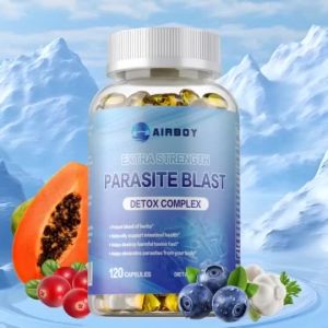 AIRBOY PARASITE BLAST Removes Harmful Organisms Immune Support Cleanses & Detoxifies 30/60/120 Capsules