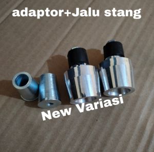PAKET HEMAT Jalu stang model pcx chrome + adaptor stang / bosh jalu stang universal harga paket