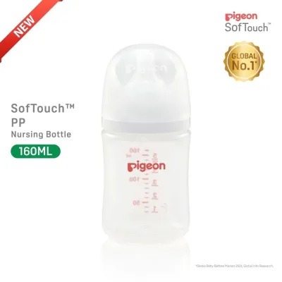 Pigeon [NEW Softouch 3] Nursing Bottle Pp 160ML / 240ML / 330ML Logo