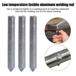 YESPERY 3/6/9/15Pcs Low Temperature Easy Melt Welding Rods for Copper Iron Stainless Steel Soldering Aluminum Repairing Holes Solder Rod Agent Kits