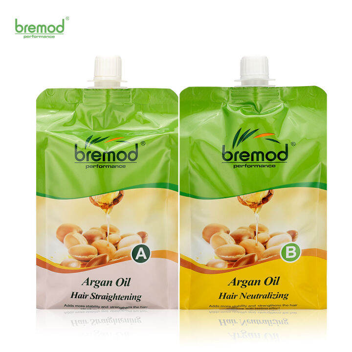 Bremod Performance BR-T005 Argan Oil Hair Rebonding 1000ml. (Set A&B ...