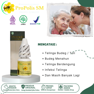 Obat Tetes Telinga Budeg Kurang Pendengaran Budeg Sebelah Menahun Tuli Telinga Berdegung Gangguan Pendengaran - 6 ML