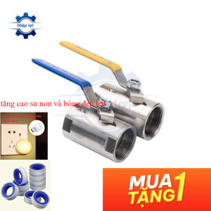 Van Bi Inox 304 1 Thân Dạng Ống - Van Bi Tay Gạt Thân Dạng Ống