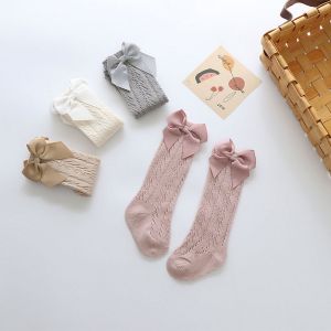 BW-P381 Kaos Kaki Panjang Bayi Anak Breathable Pita / Kaus Kaki Pendek Renda Pita Bayi Balita Perempuan Ala Korea Fashion Anak