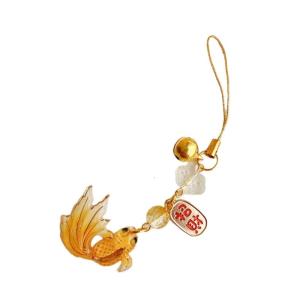 Vibranting Handmade Fish Star Alloy Phone Charm Pendant Sturdy Acrylics Materials with Adjustable Length Designs