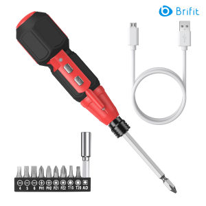 Brifit Electric screwdriver set 12 in 1 Portable rechargeable cordless power tool set Built-in LED light USB powered