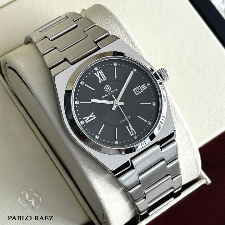 PABLO RAEZ Men's Watch Popular Rhinestone Scale Business Men's Watch ...