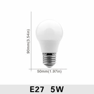 E27 LED Bulb Light 5W 7W 9W 12W 15W 18W Table Lamp Real Power Light Bulbs AC 220V-240V For Stair Hallway Pathway