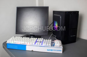 Desktop Set | Intel Core2Duo LGA775 Socket Assemble DIY Computer Set with RGB Keyboard Mouse and Complete Cables Very Affordable Computer Package REFURBISHED