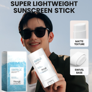 Matte Sunscreen Stick Cooling Watery Formula Oil Control Sweat-Resistant No White Cast for Face And Body