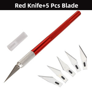 โลหะอลูมิเนียมที่มีสีสันมีดแกะสลักเครื่องตัดไม้เครื่องมือแกะสลักรูปปั้นยูทิลิตี้มีดแกะสลักโลหะคมมีดแกะสลักไม้