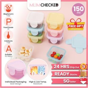 150ML Baby Food Snack Milk Powder Storage Cups Container Storage Box | 婴儿辅食盒 | Mumchecked