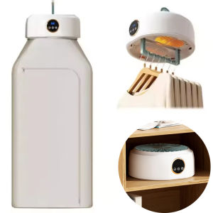 MiEco Mall เครื่องอบผ้า ซึ่งพับเก็บได้ 600W กำลังสูง พับเก็บได้ เครื่องอบผ้า สามารถพับได้ แห้งเร็ว Clothes Dryer