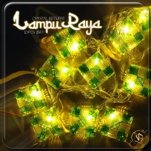 Igloo Lampu Hias LED Motif Ketupat - Hemat Energi & Tahan Air