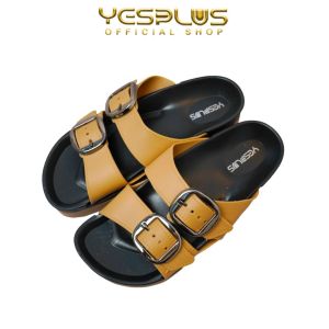 Sandal Selop Wanita Wedges Slip On Tinggi 4 CM Strap Silver Rubber PVC Import 8069-1