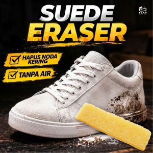 Flap Shoes Care - Pembersih Noda Suede Nubuck Eraser + Sikat Sepatu Suede Cleaner