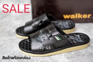 SIZE40-45 Walker รองเท้าลำลองหนังแท้งานเย็บมือทุกคู่ของแท้ รุ่น2157