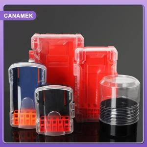【CANAMEK】 Drill Bit Storage Case Portable 6.35mm Hex Drill Bit Case 5 Sizes Water Resistant PVC Detachable Holder Hangable Storage