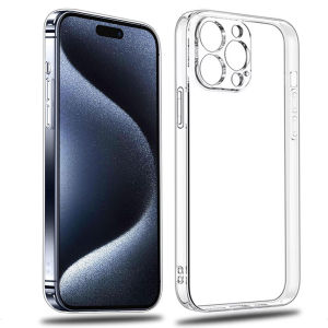 Transparent Phone Case For iPhone 17 16 15 14 13 12 11 Pro Max Plus Soft TPU Silicone For iPhone XS Max XR Back Cover Clear Case