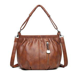 bingben01 Large Capacity Shoulder Bag Vintage Bag MultiLayer Ladies Bag Crossbody Handbag