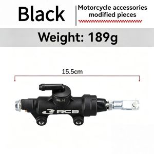 RCB REAR BRAKE MASTER PUMP MOTORCYCLE MODIFIED ACCESSORIES UNIVERSAL [CHARCOAL] 01BP002Z