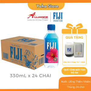 [Earths Finest Water] Nước Khoáng Nhập Khẩu Fiji Thùng 330ml x 24 Chai - Thương Hiệu Tại Mỹ
