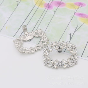 [Free Shipping] Shoe Flowe Alloy Shoe Buckle Detachable Shoe Ornament High-Heeled Shoe Accessory Metal Shoe Accessory Crystal Shoe Clip Buckle