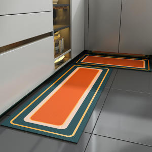 Kitchen Long Carpet Anti Oil And Anti Slip Quick Dry Floor Mat Easy to Clean Carpet Anti Fouling Foot mat Kitchen Floor
