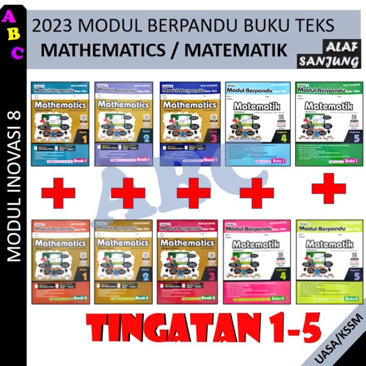 2023: MODUL INOVASI 8 MODUL BERPANDU BUKU TEKS MATEMATIK / MATHEMATICS ...