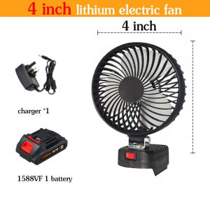 8 Inch Cordless Fan Portable Camping Fan Kipas Bateri Tahan Lama Lasts For 10 Hours Strong Wind 2-gear Adjustable Rechargeable Lithium Battery 6 Inch Desktop Cooling Fan 4” Mini Fan Outdoor 锂电风扇