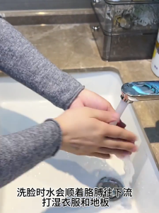 1 cặp dây đeo cổ tay để rửa mặt Silicone rửa mặt dây đeo cổ tay ngăn nước tràn xuống cánh tay của bạn cho phụ nữ