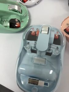 Transparent Wireless Mouse Bluetooth 2.4G Dual Mode RGB Silent Rechargeable Ergonomic Gaming Mouse