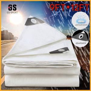 trapal waterproof makapal size 6ft x9ft/12ft x19ft White trapal lona outdoor sale truck cover Multiple sizes available