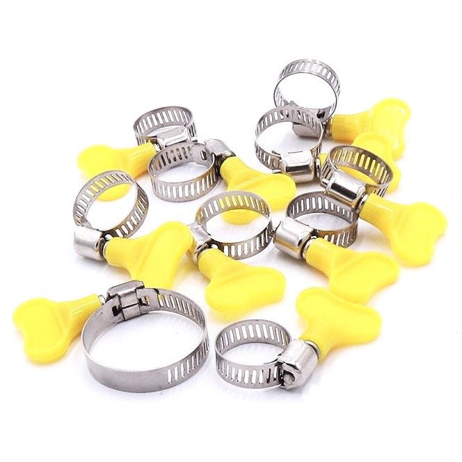 Các loại đai xiết inox tay nắm nhựa phổ biến hiện nay