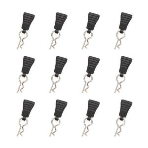 R Type Car Shell Fasteners Clip Easy Install Metal Fix Clip for 1/12 Remote Control Vehicle Part Modification Accessory