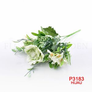 FA P3183 Bouquet Bunga  Mawar Hias Artifisial Dekorasi Rumah Kantor Hotel