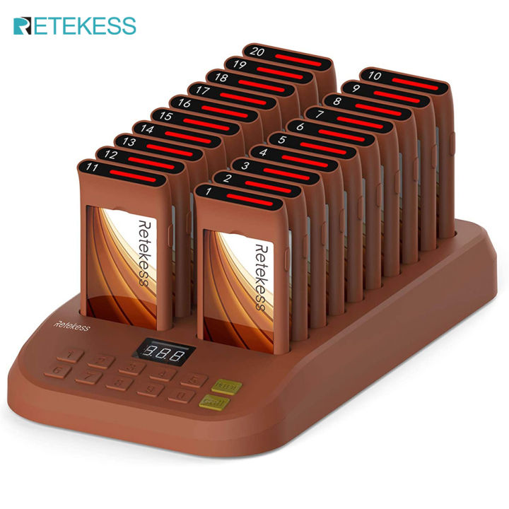 Retekess T116 Wireless Calling System Restaurant System Paging System ...