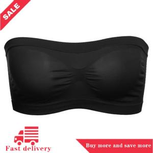[COD] Women Tube Top Underwear Strapless Breathable Seamless Stretch Invisible Bra