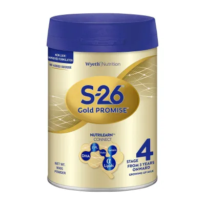 Wyeth Nutrition S-26 Gold Promise Stage 4 Growing-up Formula 900G - From 36 Months