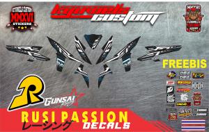 RUSI PASSION GUNSAI TOUGE DECAL STICKER