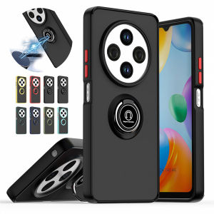 For Xiaomi Poco C75 4G Case Shockproof Matte Armor Hard PC Back Cover for PocoC75 Pocco Poko Little C75 C 75 Ring Holder Funda