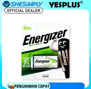 9V Energizer Rechargeable Battery 230mAh NiMH Digunakan dalam mikrofon nirkabel kendali jarak jauh dan mainan.