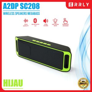 SC208 Speaker Bluetooth Stereo Music MEGABASS Wireless Portable Speker A2DP / SC-208