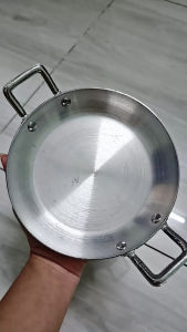 Chảo nhôm ốp la bánh mì chảo đáy bằng chiên trứng chiên thức ăn có tay cầm cao cấp