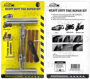 [SG STOCK] TYRE REPAIR KIT SET Car Motorcycle Tubeless Tire Puncture Plug Rubber Strip Needle Patch Fix
