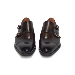 Men Formal Shoes Double Monk Strap Coleman