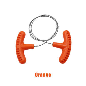 Gergaji Tali Kawat Rantai Besi Tarik Gesek Alat Pemotong Kayu Manual Portable Mini Wire Saw Survival Tools Outdoor
